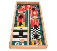 Omquot Catapulta de Ajedrez para Niños, Juguetes Compactos y Portátiles, Juego de Ajedrez con Tirachinas para el Hogar, Oficina, Reunión Familiar, Material de Haya, 1 Tablero de