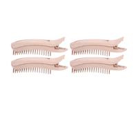Omquot Clip para Dar Volumen a la Raíz del Cabello, Ligero para Flequillo, Rizado Rápido, 4 Uds., Paja de Trigo, Adecuado para Todo Tipo de Cabello