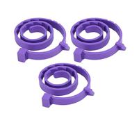 Omquot Collar Calmante para Gatos 3 Piezas Ajustable Suave TPR Relajante Collares para Gatos para Hogares Felices y Tranquilos con Varios