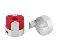 Omquot Conexión de Acoplamiento de Eje Ciruela Silenciosa y Confiable para Bombas, Ventiladores y Compresores D25 L30 (12mm-12mm)