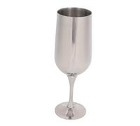 Omquot Copa de Vino de Acero Inoxidable de Primera Calidad, Espejo de Copa de Martini Resistente Pulido para Bares y Fiestas