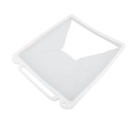 Omquot Cubierta Protectora de Silicona para Antena Parabólica, Estuche Resistente a la Intemperie de Alta Dureza para Mini Antenas Parabólicas, 1 Unidad (Blanco)
