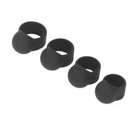 Omquot Cubiertas para los Dedos del Tambor de la Lengua, Silicona Suave y Fuerte Protectora, 4 Tamaños, Púas para los Dedos del Tambor de la Lengua, Ajuste Cómodo, 4 Piezas para Rendimiento
