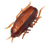 Omquot Cucaracha Falsa, Juguete de Cucaracha Electrónico Portátil con Batería Divertido y Vibrante de Plástico para Decoración Espeluznante