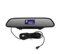 Omquot de Inverso para Automóvil con 4 Sensores Detección Mejorada para Kit de Asistencia de Estacionamiento Seguro para Camionetas SUV (Rojo)