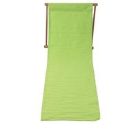 Omquot DUUTI Tumbona Reclinable Portátil para la Playa, Colchoneta Compacta para Vacaciones Al Aire, Carga Pesada de 160 Kg, 19,3 Pulgadas (Verde)