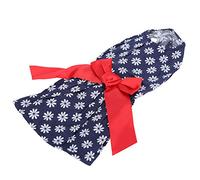 Omquot El Vestido Lindo del Bowknot del Poliéster del Protege la Piel para Las Imágenes del Verano del Perrito de la Muchacha con Cuidado Fácil (L)