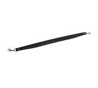 Omquot Elegante Reemplazo de Asa de Bolso de Cuero PU de 23,03" con Hebillas Giratorias para Embragues (Negro)