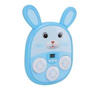 Omquot - Entrenador de boxeo con forma de conejo musical para niños, juguete de llamamiento de pared con función musical para diversión y ejercicio, material seguro, elección para niños (azul)