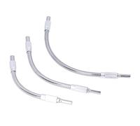 Omquot Extensión de Eje Flexible, Kit de Soporte Extensor de Broca de Acero Alto en Carbono Fuerte para Caja de Ordenador, Muebles, Juego de 3 uds.