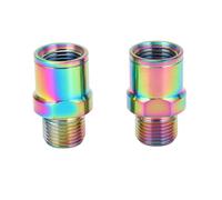 Omquot Extensor de Pedal de Bicicleta de Aleación de Ti Colorida de 20 Mm para Mejorar el Apalancamiento en Bicicletas de Montaña y de Carretera