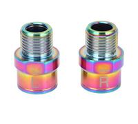 Omquot Extensor de Pedal de Bicicleta para un Rendimiento Mejorado Eje de Extensión de Aleación de Ti Liviano para Conducción de Larga Distancia 16 Mm 2 Piezas
