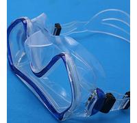 Omquot Gafas de Buceo para Adultos con Diseño único para Entusiastas del Snorkel y la Natación - Material de PVC Liviano - Disponible en Negro, , Verde y Amarillo - 1 par (#1)