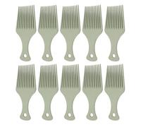 Omquot Juego de 10 Peines de Dientes Anchos para Teñir y Arreglar el Cabello, Ergonómico Portátil Compacto para Viajes