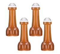 Omquot Juego de 4 vasos de cristal de borosilicato creativo para cócteles de cristal de regalo para el bar de la casa, vasos con pico de cristal respetuoso con el medio ambiente