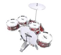 Omquot Juego de Batería de Jazz para Niños Pequeños, Juguete de Instrumentos Musicales, 5 Tambores, Diversión de Percusión para Aprender el Desarrollo Musical