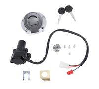 Omquot Juego de Bloqueo de Interruptor de Encendido de Alta Seguridad, Cubierta Completa de Tapa de Gasolina, Cerradura de Asiento para YZF R1 R6 FJR1300, ABS de Metal Duradero