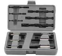 Omquot Juego de Brocas Extractoras de Tornillos de Calidad para una Rápida Eliminación de Pernos Rotos Ideal para Proyectos de Carpintería y Metal HSS 4241 Heavy Duty 12 Piezas Herramientas Rígidas