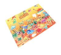 Omquot Juego de Historias de Tablero de Fieltro de Dinosaurio, Juguete de Ayuda Educativa Reutilizable para Preescolar, Kit de Juego de Clasificación de Dinosaurios, Regalo para Colgar en la Pared