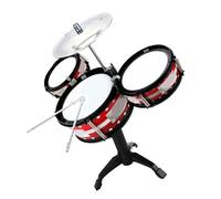 Omquot - Juego de juguetes de batería para niños, ligero, portátil, excelente calidad de sonido, instrumento musical de percusión educativa para el hogar/el niño de plástico (escriba 2)