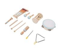 Omquot Juego de Juguetes Educativos de Percusión de Madera para Niños, Coordinación Mano-Ojo, Instrumentos Musicales de Madera de Haya Seguros para Juegos en Grupo en Jardines de Infancia
