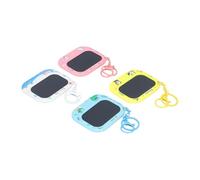 Omquot Juego de Llaveros con Mini Tablero de Dibujo de Dibujos Animados, Herramienta de Escritura Duradera para Niños, Llavero de Mochila Educativo, 4 Uds.