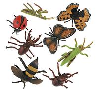 Omquot Juego de Modelos de Insectos, Coloridos Juguetes de Plástico 3D para Niños, Accesorios Educativos para el Desarrollo del Cerebro, Ideales para Fotografía, Decoraciones