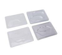 Omquot Juego de Moldeo de Máscara de Labios y Ojos, Herramientas de Belleza Reutilizables DIY para el Cuidado de la Piel del Hogar, Uso Personalizado, Material PET, 30 Uds.