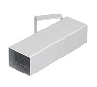 Omquot Juego de Moldes de Aluminio para Pastel de Luna, 10 Uds., para Hornear Postres y Pasteles, Perfecto para Reuniones Familiares y Fiestas (pequeño rectángulo)
