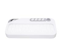 Omquot Juguete de Piano Colorido para Niños Pequeños con Funciones de Enseñanza Introductorias, Juguete de Teclado Musical Recargable para Bebés para Niños (Blanco)