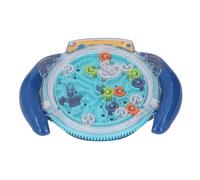 Omquot Juguete de Rompecabezas de Laberinto 3D para Niños, Juego de Rompecabezas Interactivo, Mejora Las Habilidades Motoras Finas y el Pensamiento Crítico, Materiales Seguros, 1 Unidad (Azul)