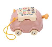 Omquot Juguete Lindo del Coche del Teléfono del Gato de la Simulación de los Niños con 16 Funciones para la Cognición Física Diaria de los Niños, Se Adapta a la Palma del Niño, Material a Prueba de