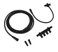 Omquot Kit de Cables de Conexión Troncal Resistente Al Agua NMEA 2000 Preciso, Duradero para Redes NMEA 2000 para Redes Lowrance Material ABS