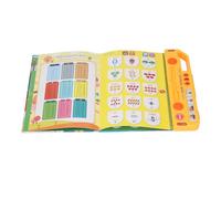 Omquot Libro Electrónico para Niños, Libro de Sonido Educativo en Inglés y Chino, Juguete Inteligente para Aprender Idiomas, 25x23x2cm