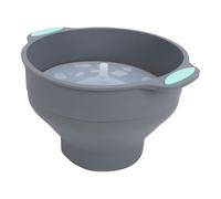 Omquot Máquina para Hacer Palomitas de Maíz para Microondas Popper Bowl de Silicona Plegable de Gran Capacidad Apto para Lavavajillas con Calentamiento Constante para Noches de Ci