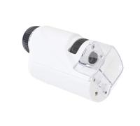 Omquot Microscopio Portátil para Niños, Alta Definición, Portátil, para Estudiantes, Exploración Al Aire Libre, Material ABS, 1 Unidad (Blanco)