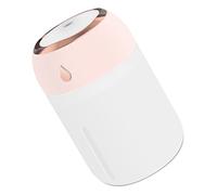 Omquot Mini Humidificador de Niebla Portátil con Luz LED Colorida para Estudiantes y Oficinistas (Rosa)
