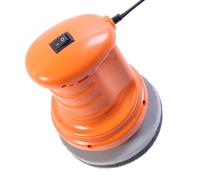 Omquot Mini Máquina de Encerado para Coche, Pulidor Eléctrico Portátil de Alta e 12V para Detalles de Coche y Eliminación de Arañazos, 1 Unidad (Naranja)