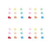 Omquot Mini Pinzas para el Pelo de Conejito, 100 Piezas, Lindos y Coloridos Accesorios de Conejo para Peinado Diario y Ocasiones Especiales