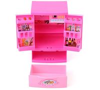 Omquot - Mini refrigerador para niños, juguete educativo, juego de rol para hacer sonar, colores vivos con plástico ABS para juego de e hijos