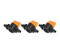 Omquot Mini Válvula de Agua Durable de la Válvula de Barba de 4/7 para el riego de cultivo de plántulas de jardín 100 piezas