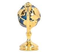Omquot Modelo de Globo Resistente de Metal Exquisito en Miniatura 1:12 para Muebles de Estudio de Casa de Muñecas, Despierta la Imaginación, Globo de Metal de 1x1,5 Cm para Amantes y Coleccionistas de