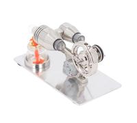 Omquot Modelo de Motor de Aire Caliente de Luz LED, Juguete educativo para el desarrollo de la imaginación