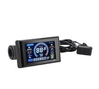 Omquot - Pantalla LCD para bicicleta eléctrica, techo de agua para manillar de 0,9 pulgadas, panel de control de bicicleta eléctrica ligero y duradero, adecuado para ciclistas