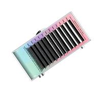 Omquot Pestañas Postizas Easy Fan con Mano de Obra Fina, Suaves 0,07 para Esteticistas de Pestañas Junior e Intermedio (Mezcla de 8-12 mm)