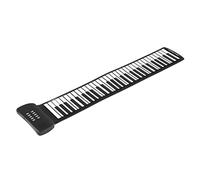 Omquot Piano Enrollable Manual de 61 Teclas, Piano Portátil con Sonido Envolvente Estéreo 4D, Teclado Eléctrico Enrollable para Todas las Edades (PM61)