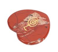 Omquot Piedra de Cristal en Forma de Corazón, Hermosa Piedra de Amor Grabada para Decoración de Regalos de Colección, con Diseño Compacto y Portátil para Cualquier Espacio