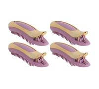 Omquot Pinzas para el Cabello Voluminizadoras para Levantamiento Instantáneo de Raíces y Rizos Rápidos para Mujeres y Niñas, Pinzas Ligeras de ABS para Peinar el Cabello, Paquete de 4 (Púrpura)