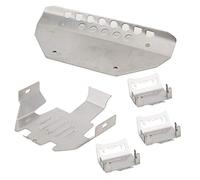 Omquot Placa de Deslizamiento de Protección de Armaduras Duraderas de Acero Inoxidable para Coche -6 G63 RC