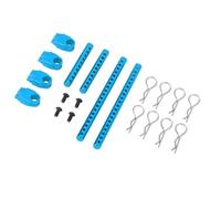 Omquot Postes de Carcasa de Coche RC de Aleación de Aluminio, Columnas de Montaje de Cuerpo Resistentes a Prueba de Golpes para Coche Modelo de Carreras de Carretera 1:10 (#1)